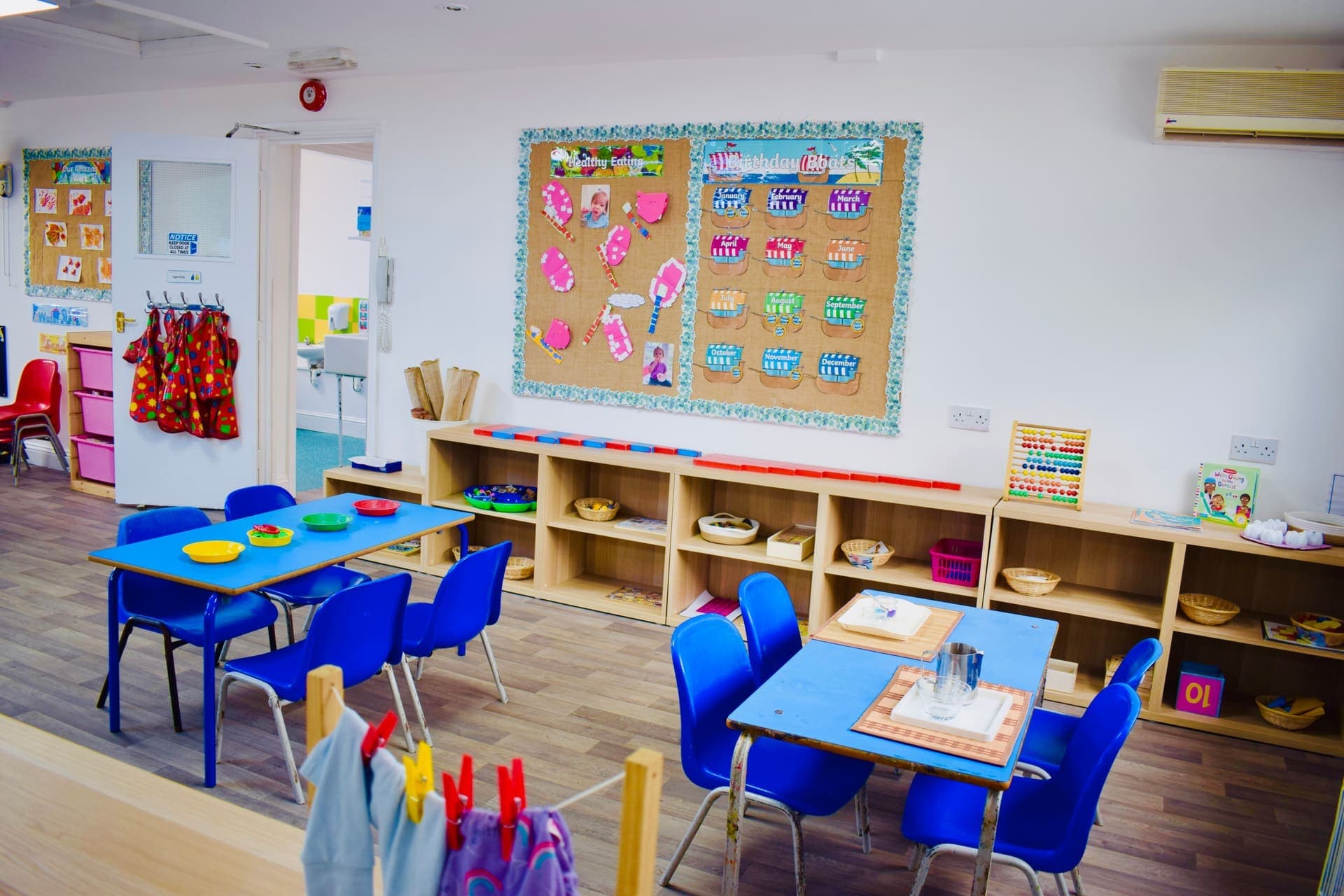 Montessori classroom activity