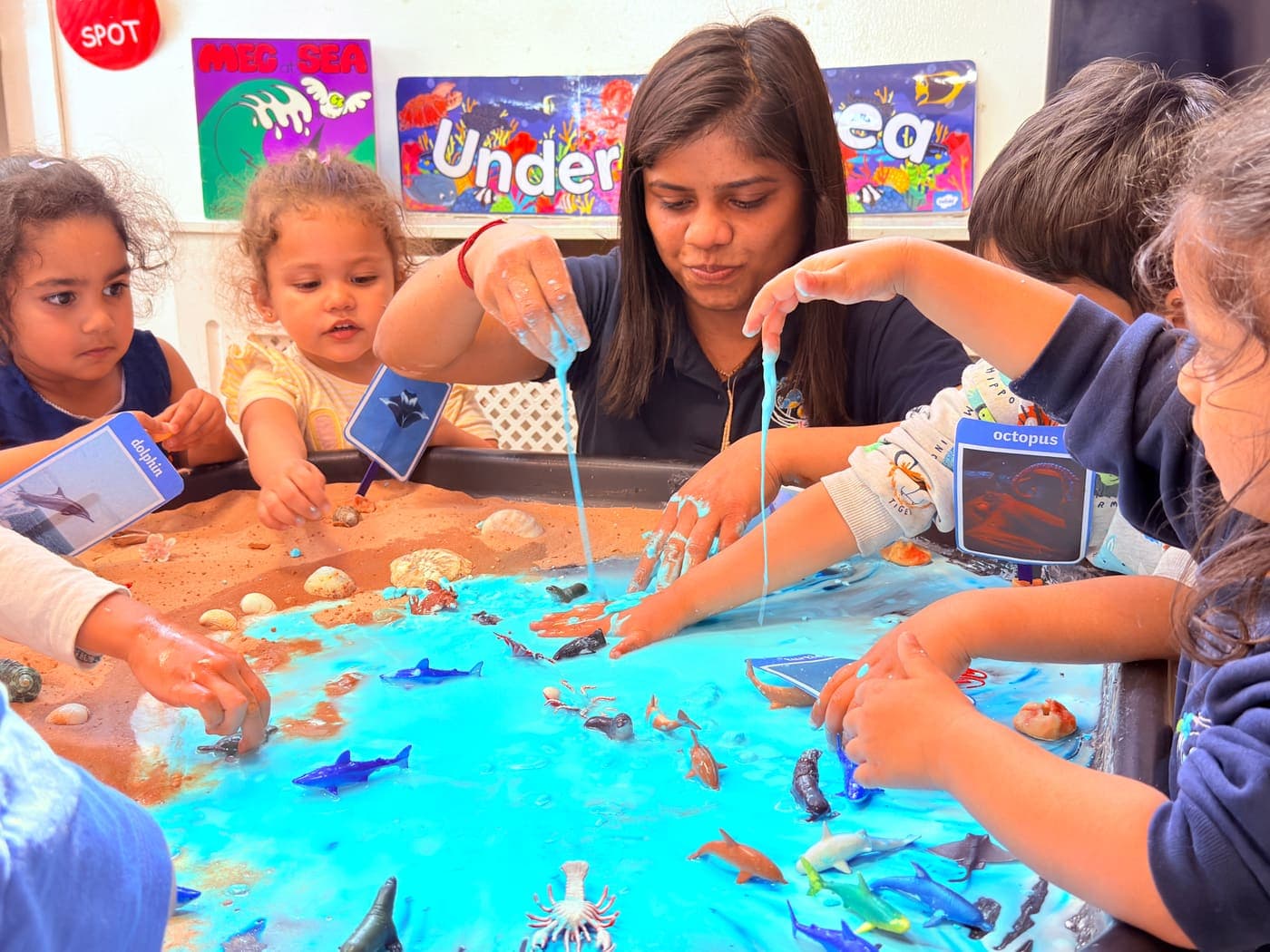 Blue Nest Montessori learning environment